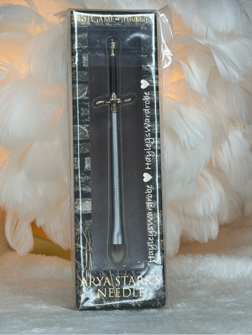 Urban Decay Game of Thrones Arya Stark's Needle Detail Eye Brush - Black & Gold
